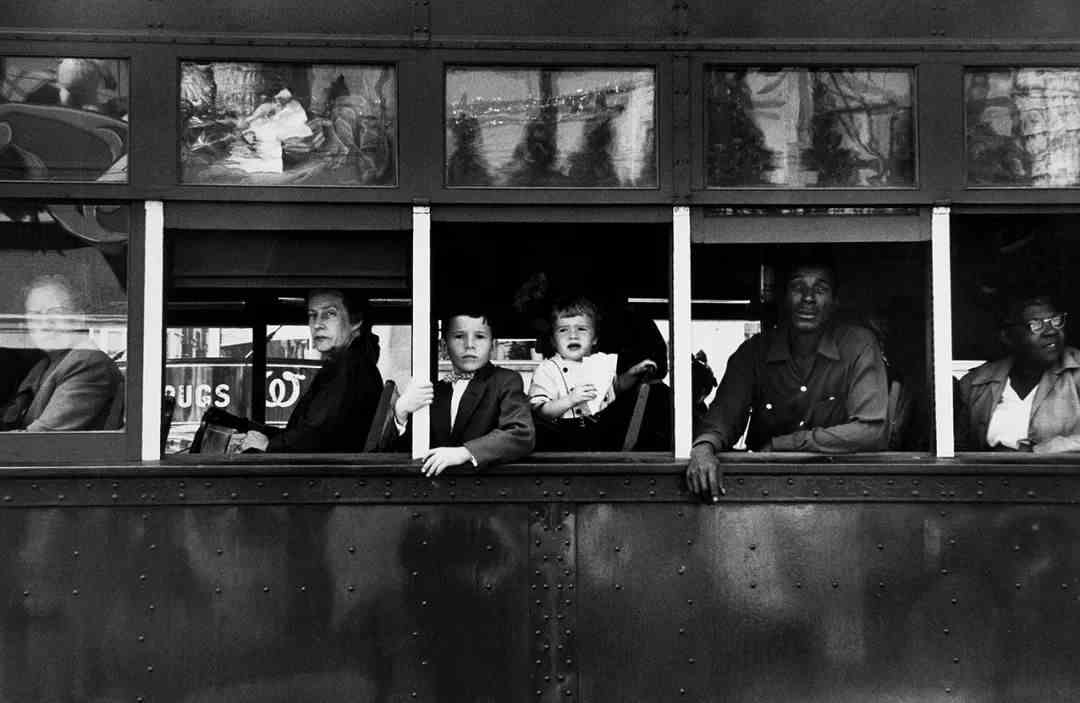《电车》（1955年拍摄于新奥尔良）